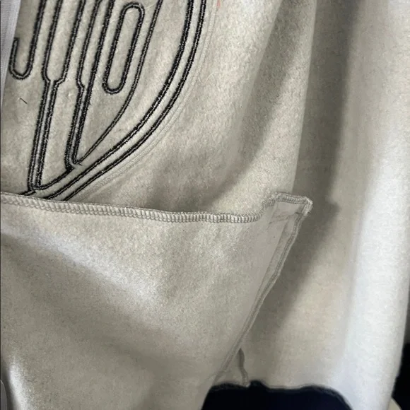 NHL Gray and Blue Edmonton Oilers Zip-Up Hoodie Large Logo Size XL - Picture 5 of 10